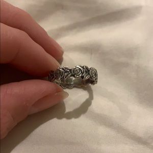 James Avery rose ring